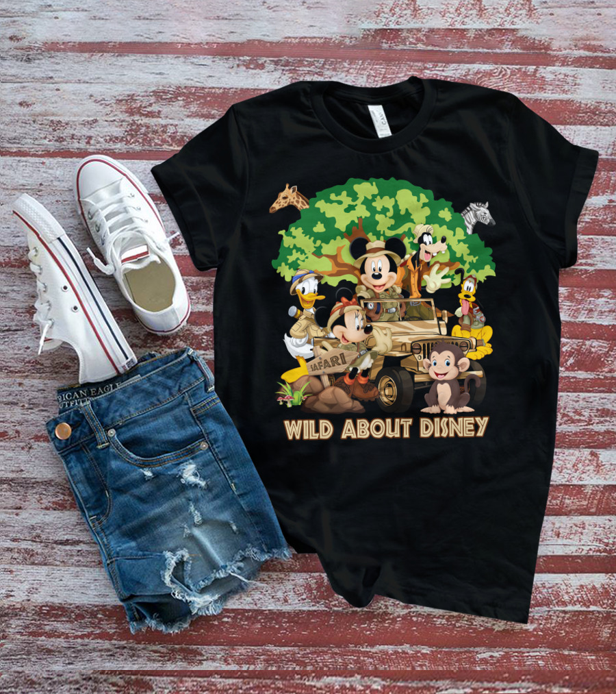 Wild About Disney Safari Mickey And Friends T-Shirt