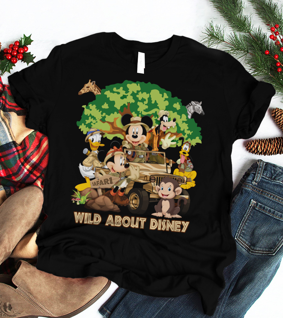 Wild About Disney Safari Mickey And Friends T-Shirt