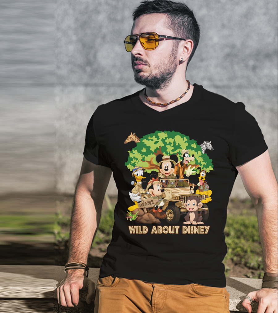 Wild About Disney Safari Mickey And Friends T-Shirt