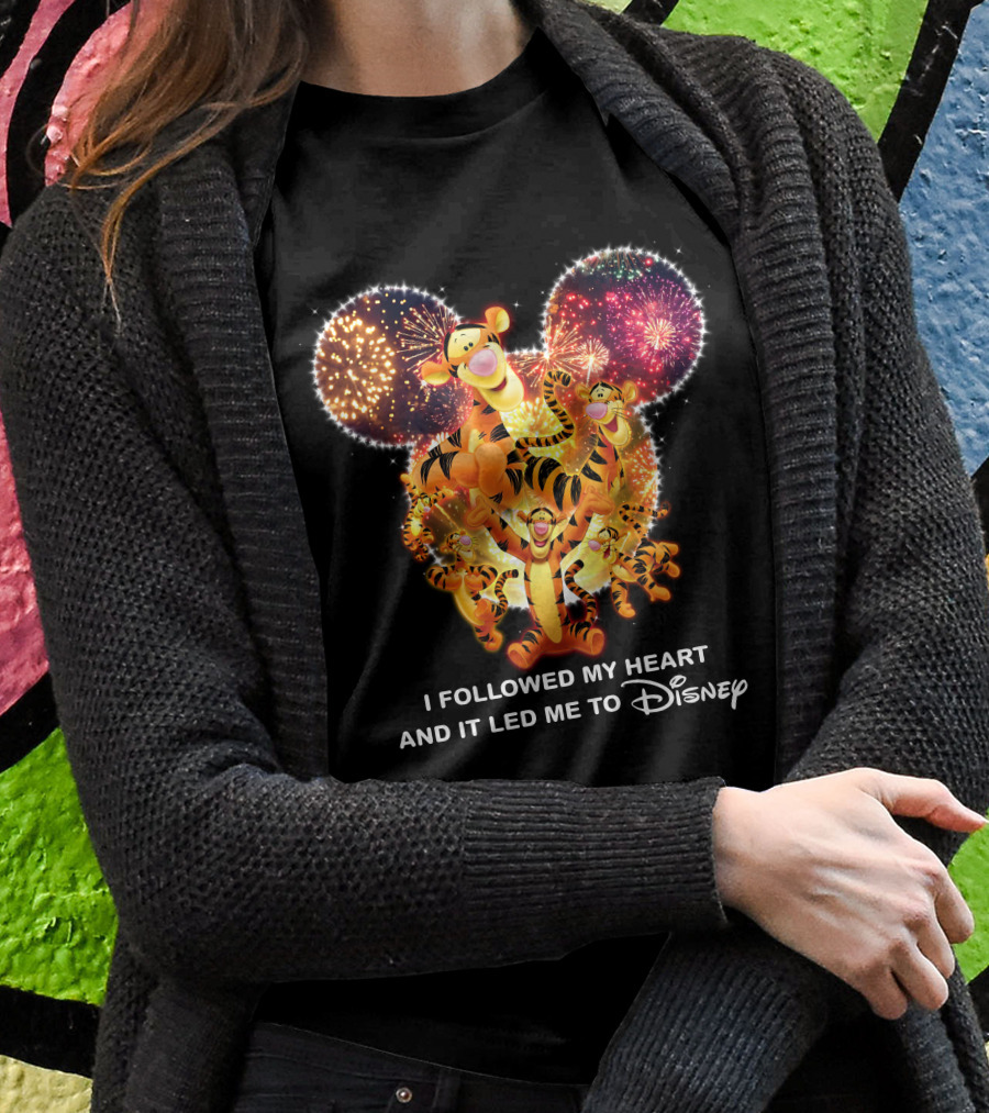 Tigger I Followed My Heart And It Led Me To Disney T-Shirt