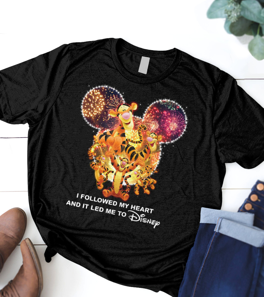 Tigger I Followed My Heart And It Led Me To Disney T-Shirt