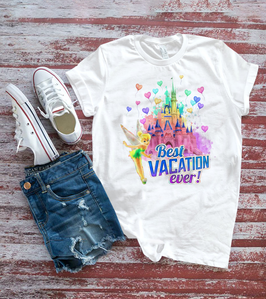Tinkerbell Best Vacation Ever T-Shirt