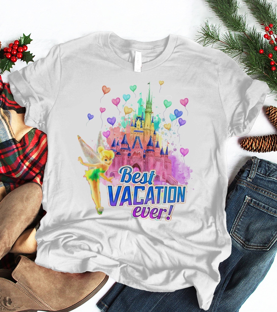 Tinkerbell Best Vacation Ever T-Shirt