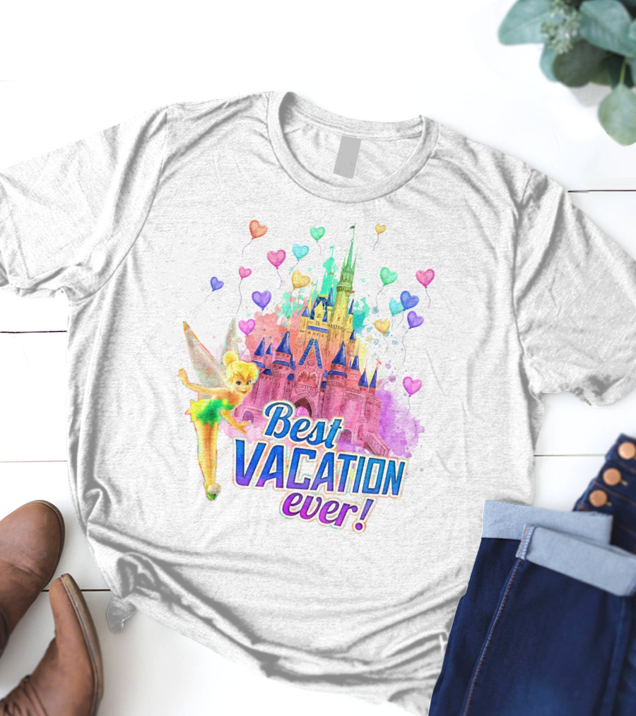 Tinkerbell Best Vacation Ever T-Shirt