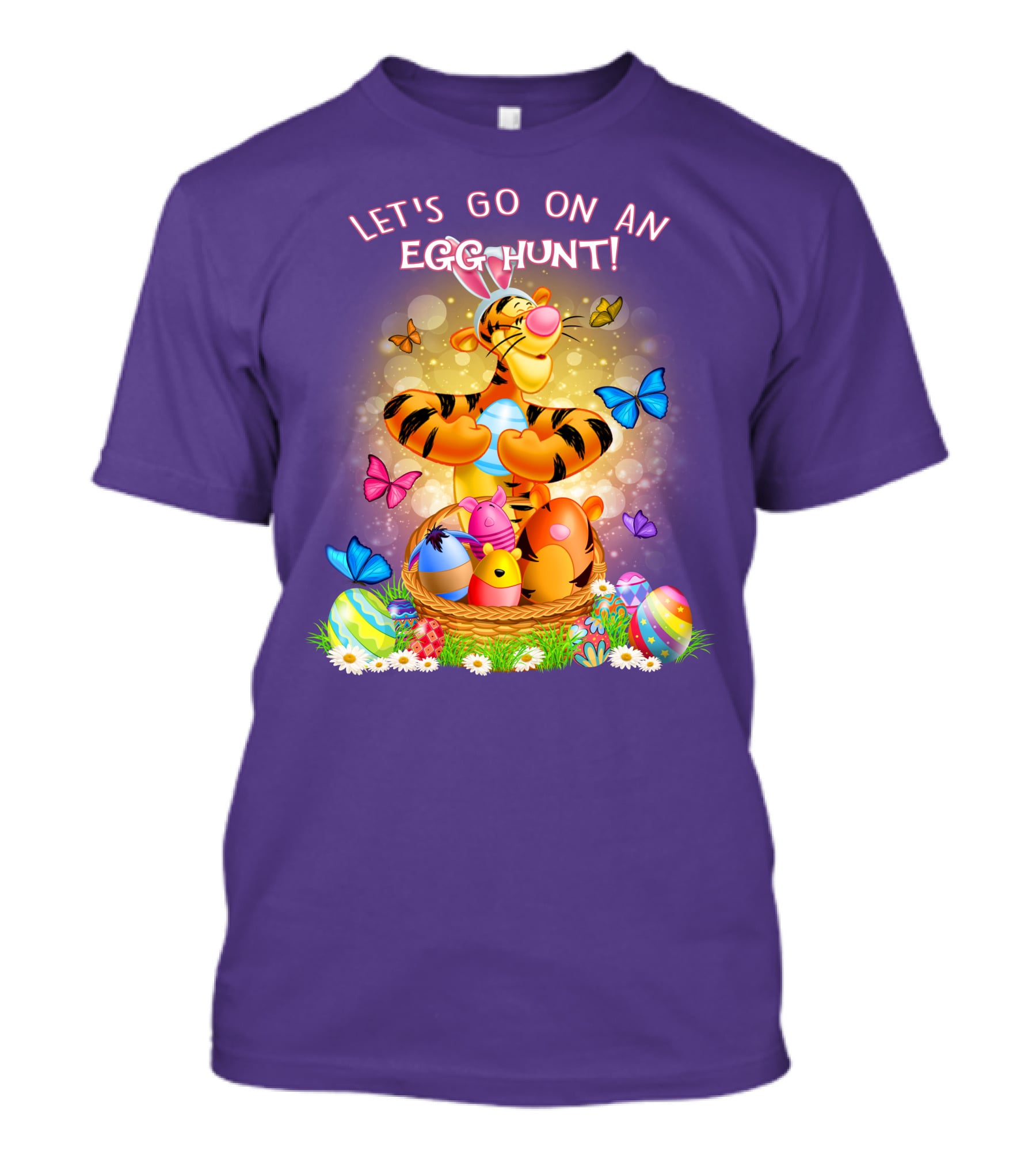 Let's Go On An Egg Hunt Tigger T-Shirt