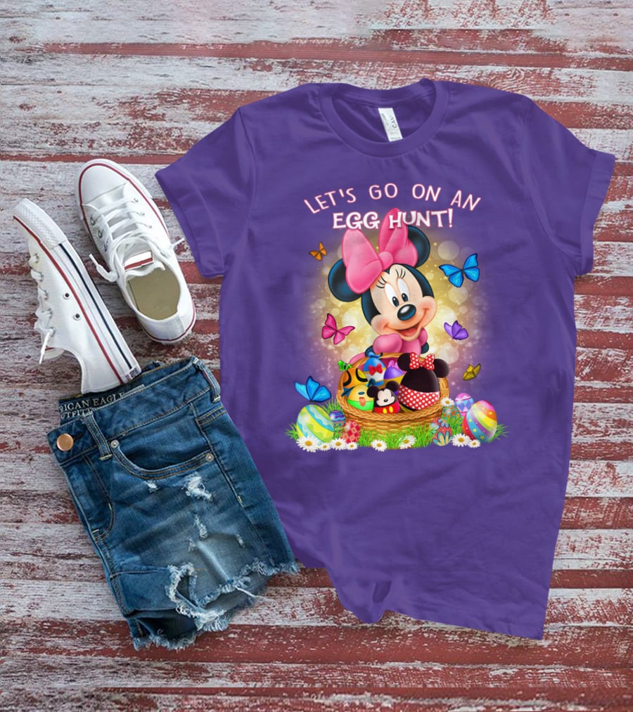 Let's Go On An Egg Hunt Minnie T-Shirt