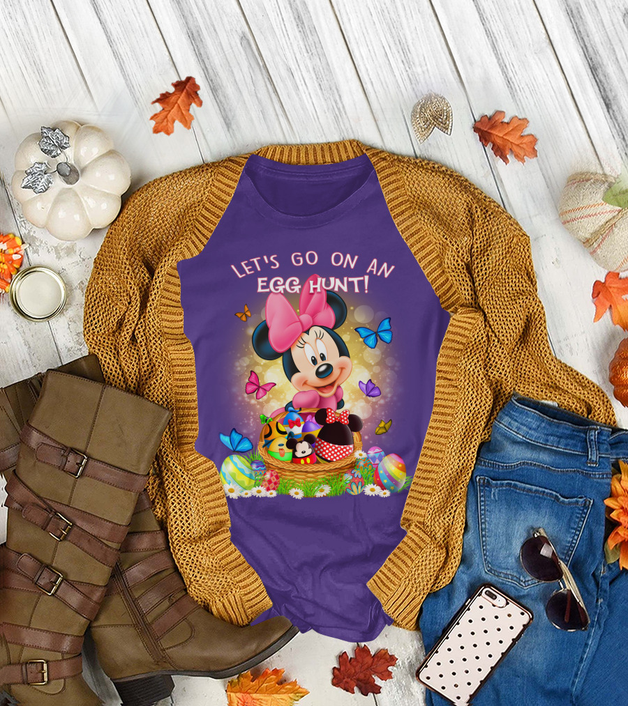 Let's Go On An Egg Hunt Minnie T-Shirt