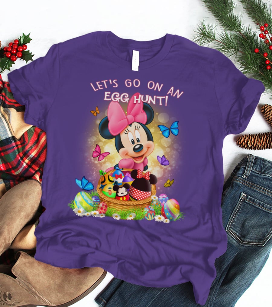 Let's Go On An Egg Hunt Minnie T-Shirt