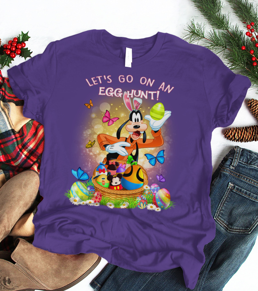Goofy Let's Go On An Egg Hunt! T-Shirt