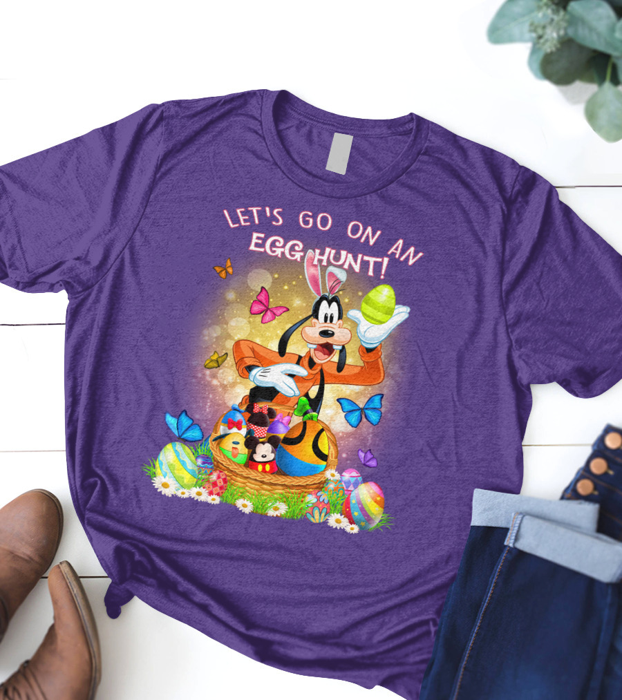 Goofy Let's Go On An Egg Hunt! T-Shirt