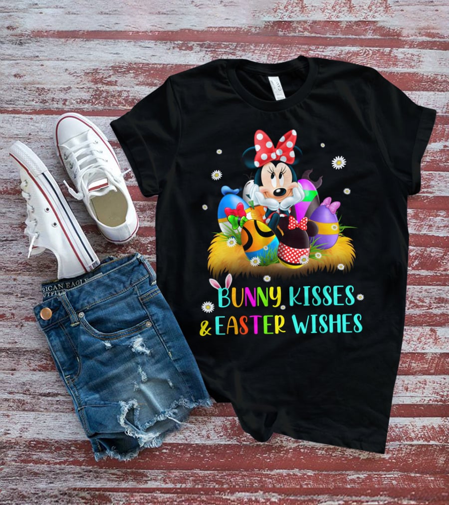 Minnie Bunny Kisses & Easter Wishes T-Shirt