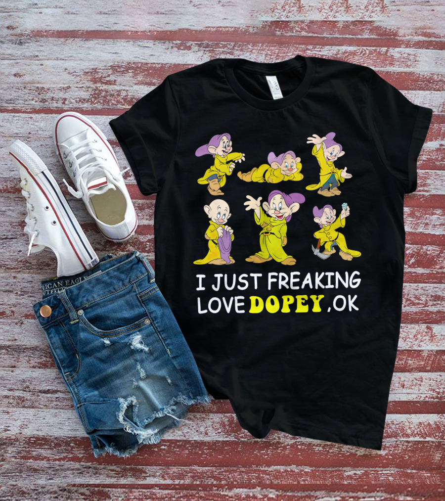 I Just Freaking Love Disney Dopey Ok T-Shirt
