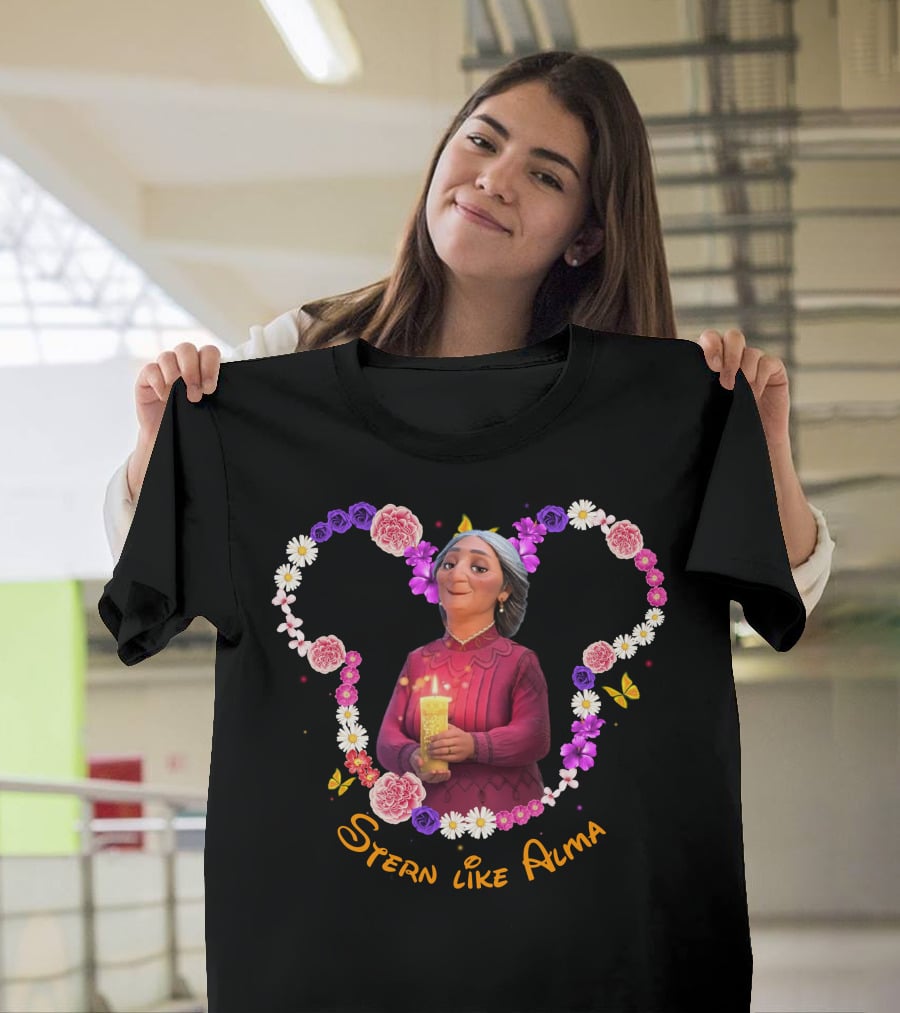 Stern Like Alma Encanto Inspired Floral Heart T-Shirt