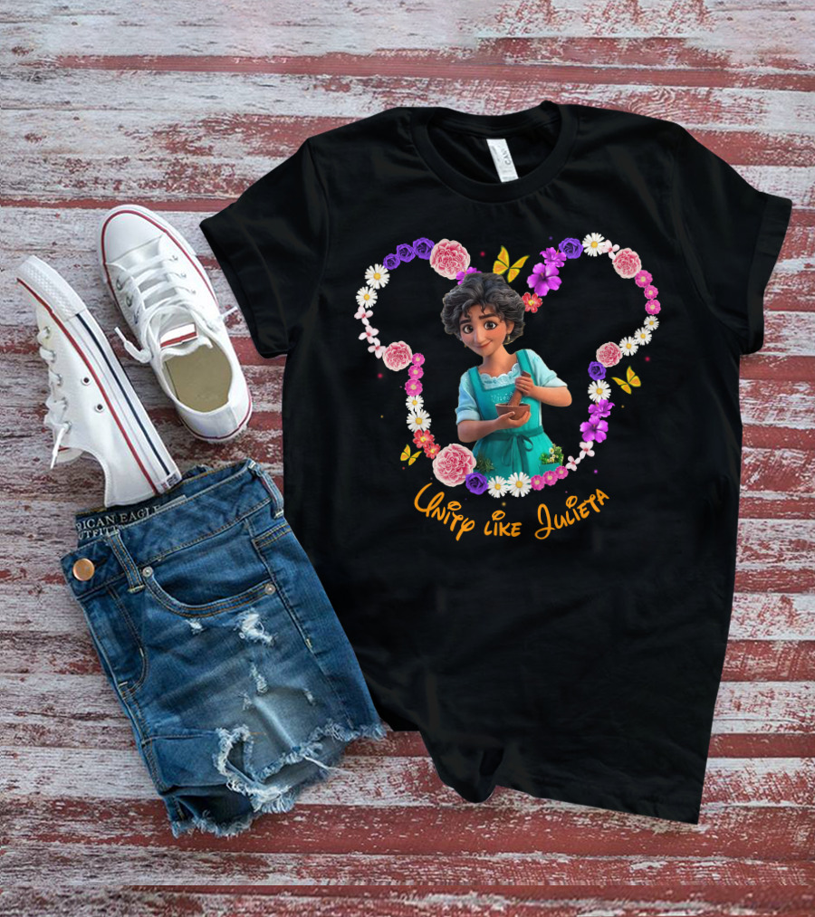 Unity Like Julieta Flower Heart Encanto Character T-Shirt