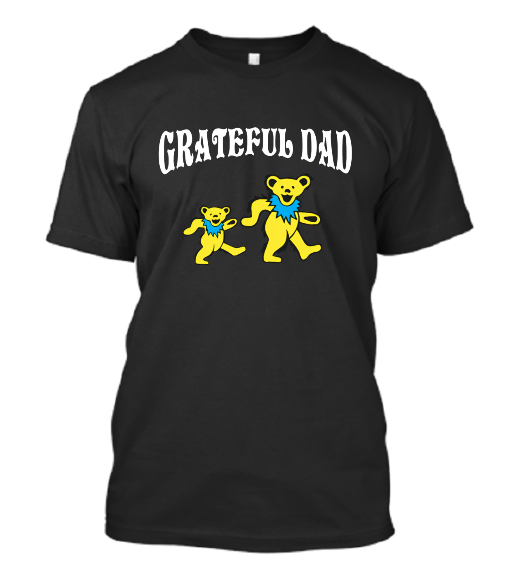 Grateful Dad Dancing Bears Father's Day T-Shirt