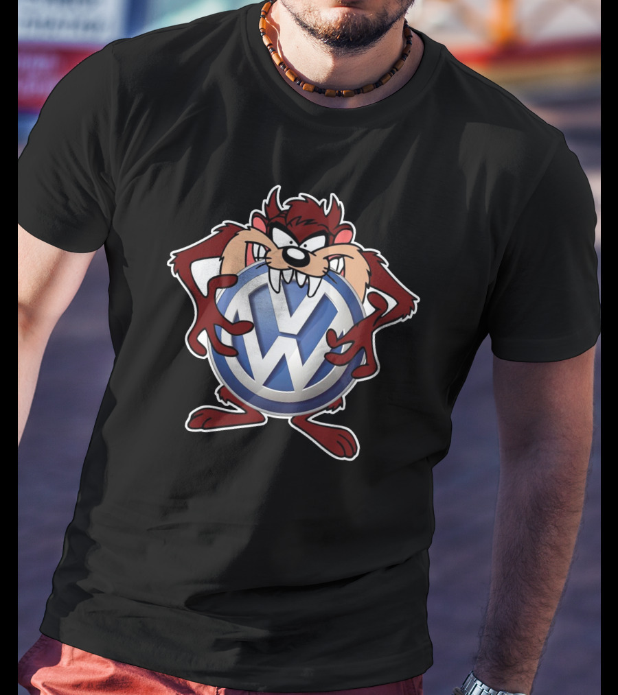 Volkswagen Logo With Taz Character T-Shirt