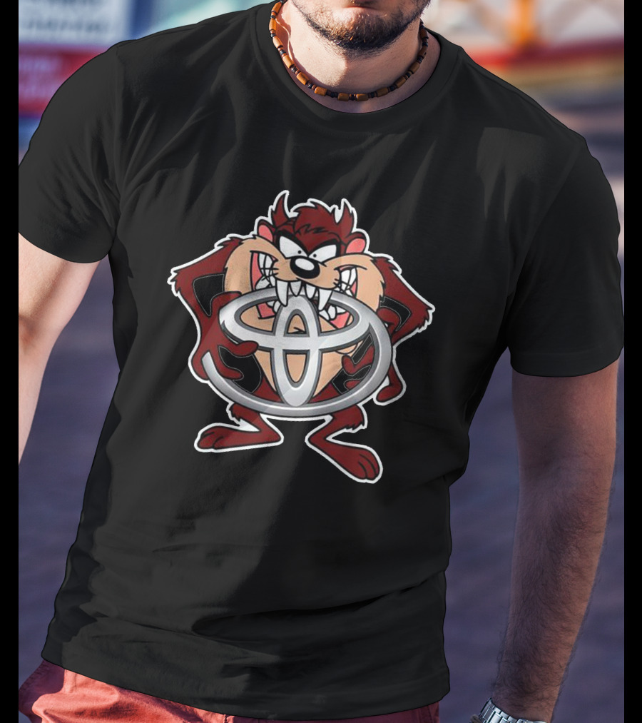 Taz Tasmanian Devil Toyota Logo Mashup T-Shirt