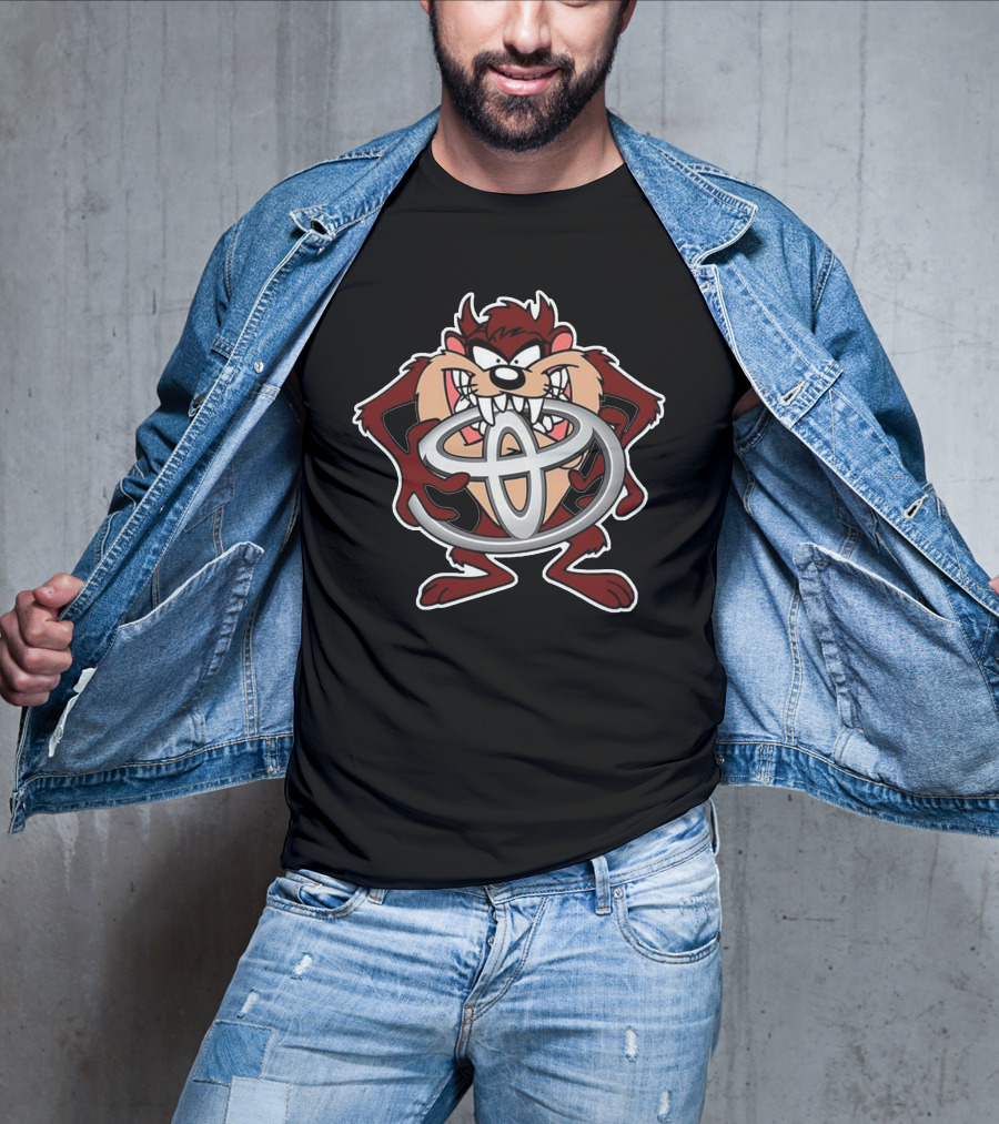 Taz Tasmanian Devil Toyota Logo Mashup T-Shirt