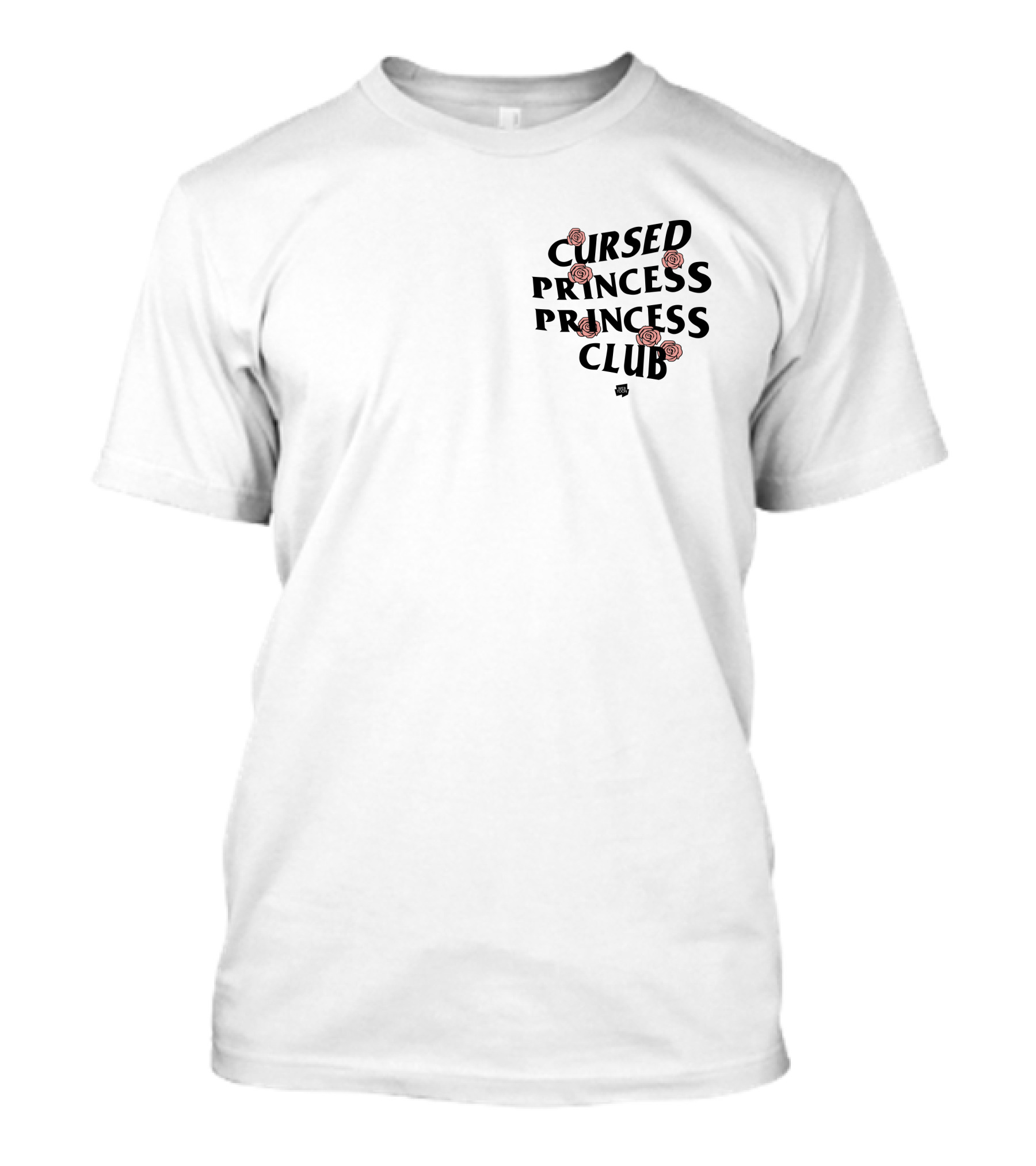 Cursed Princess Club Webtoon Merchandise Roses T-Shirt