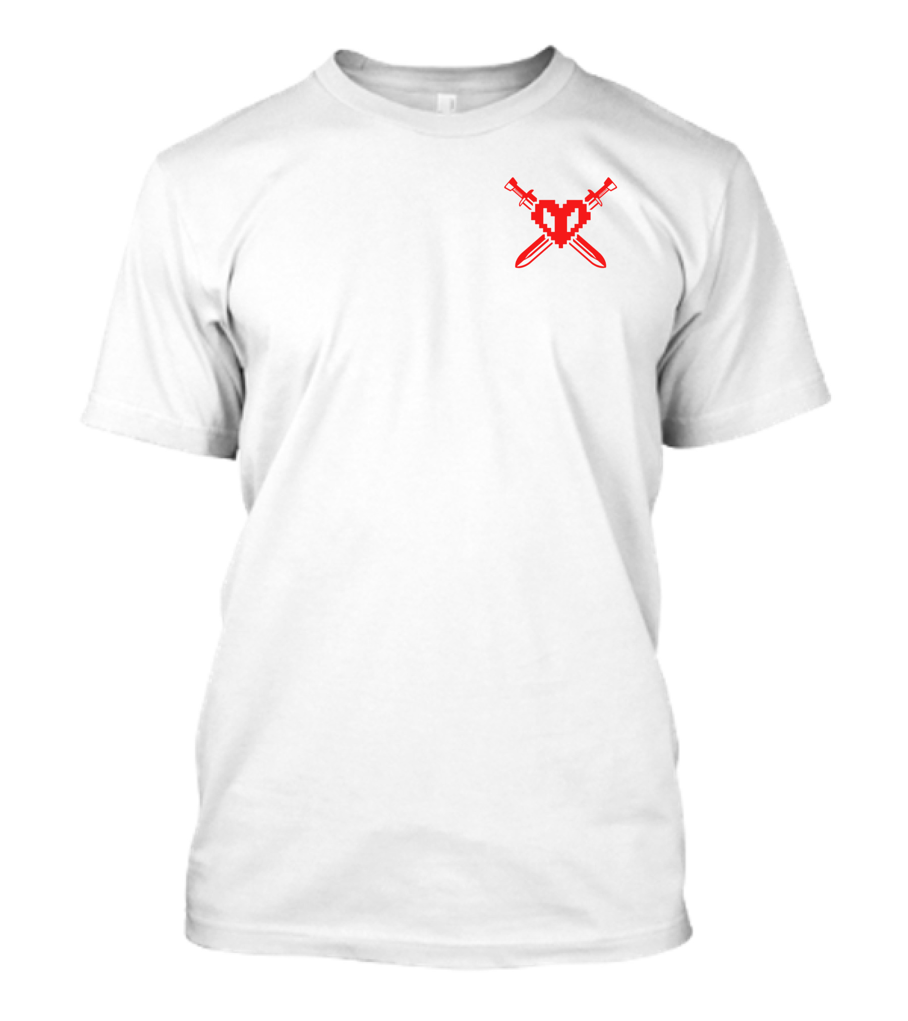Philza Pixel Heart Crossed Swords Merch T-Shirt