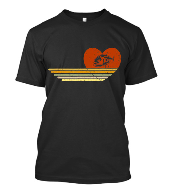 Vintage Fish Heart T-Shirt