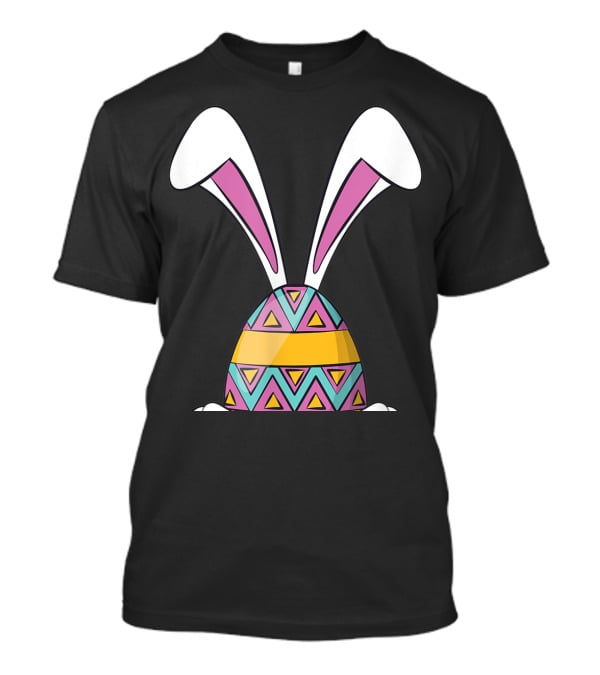 Funny Bunny Easter Cute Happy Rabbit Egg T-Shirt