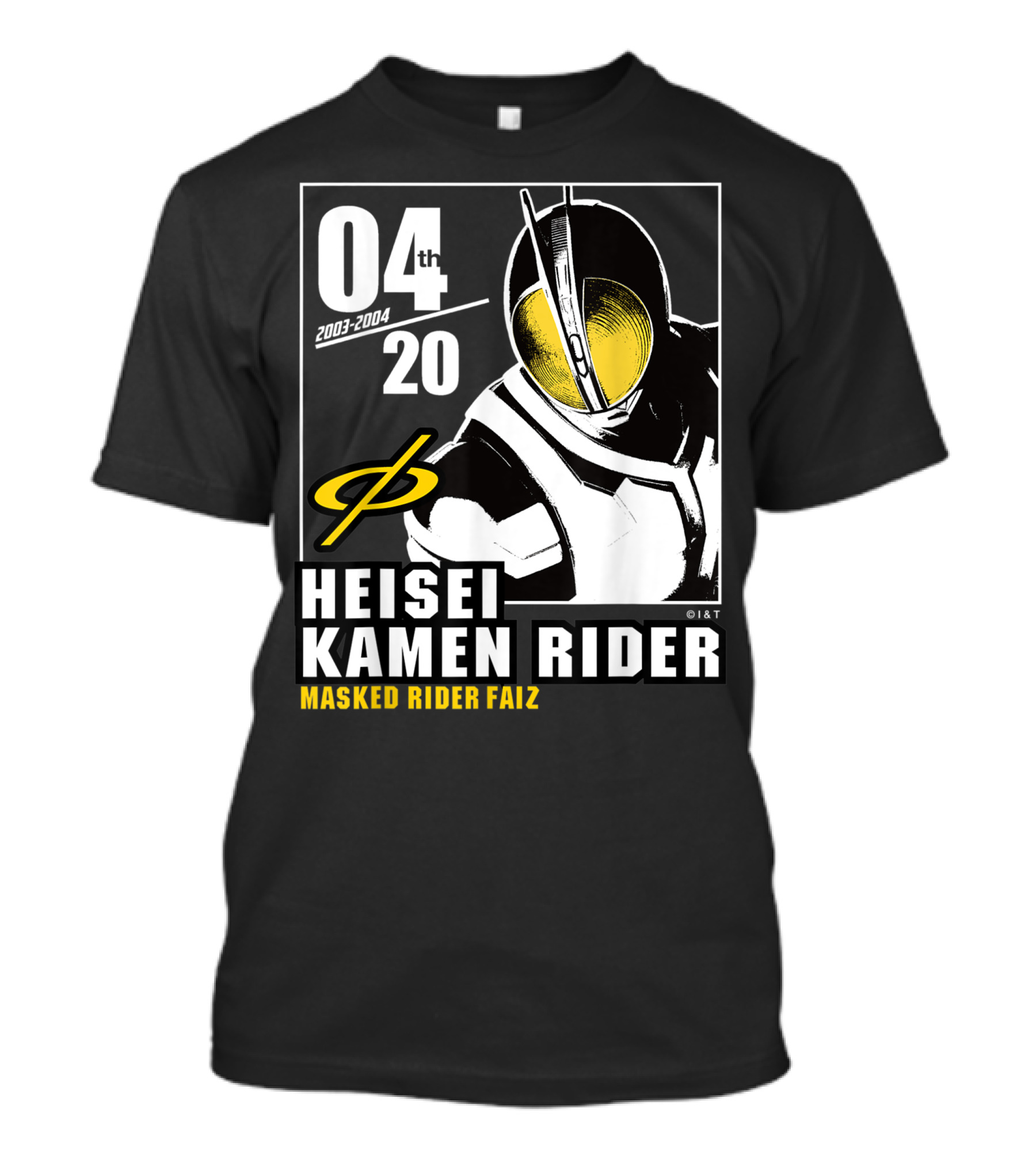 04 2003-2004 Heisei Kamen Rider Masked Rider Faiz T-Shirt