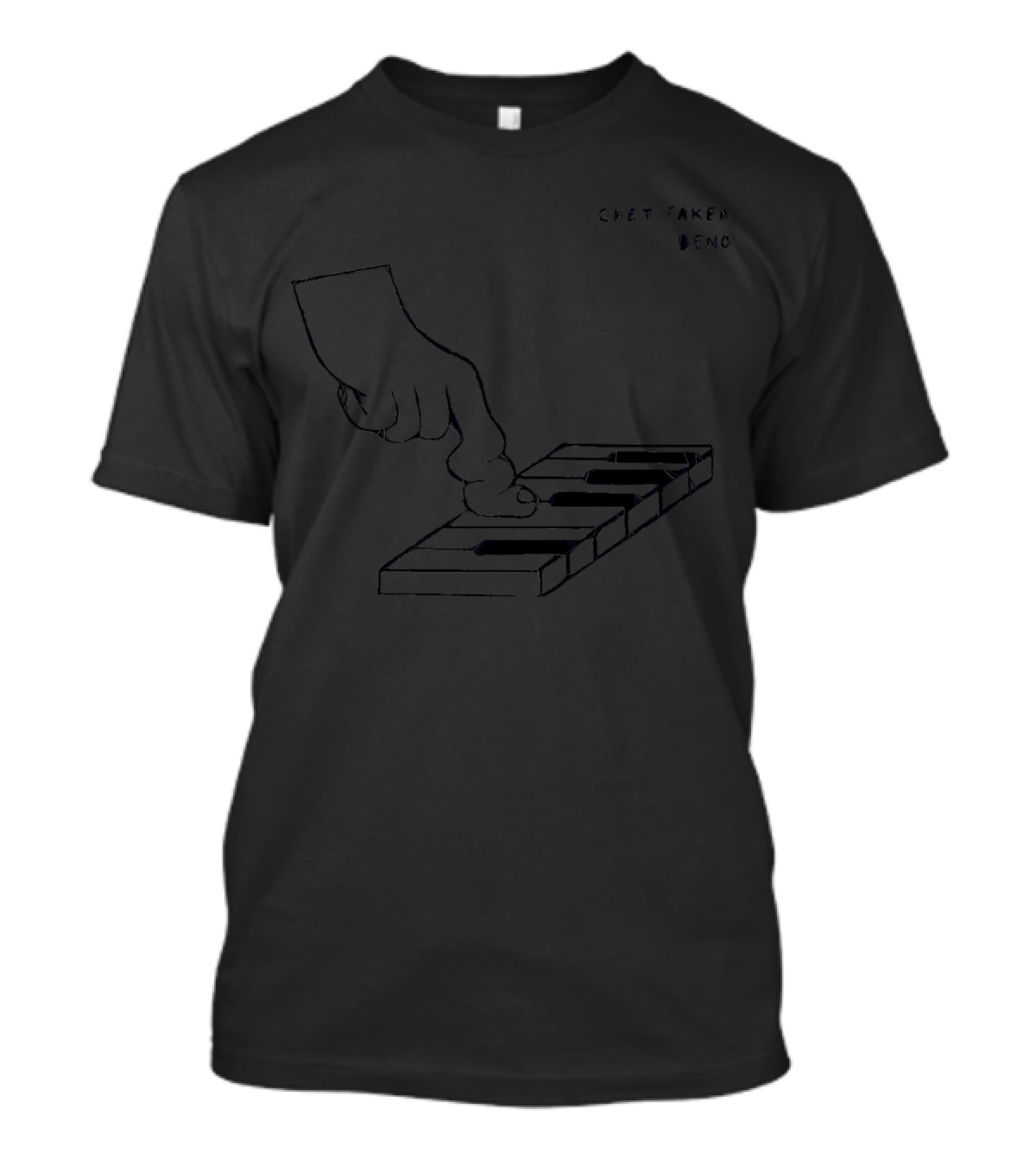 Chet Faker Bend Piano Hand T-Shirt