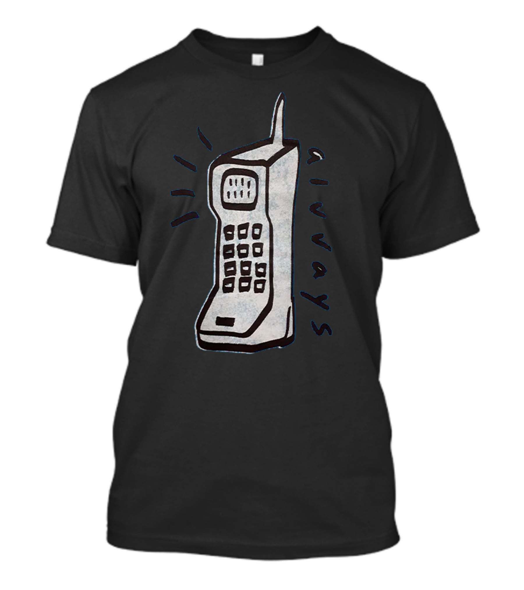 Alvvays Vintage Cellphone Retro Influence T-Shirt