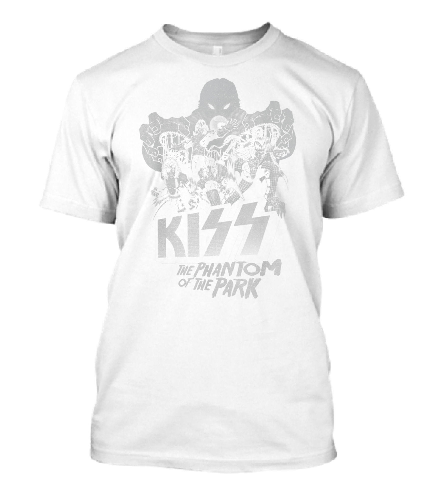 KISS The Phantom Of The Park Roller Coaster And Monsters Adventure T-Shirt