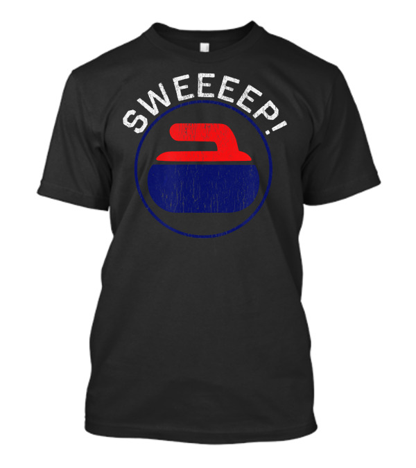 SWEEEEP Funny Curling Rock Stone Sweep T-Shirt