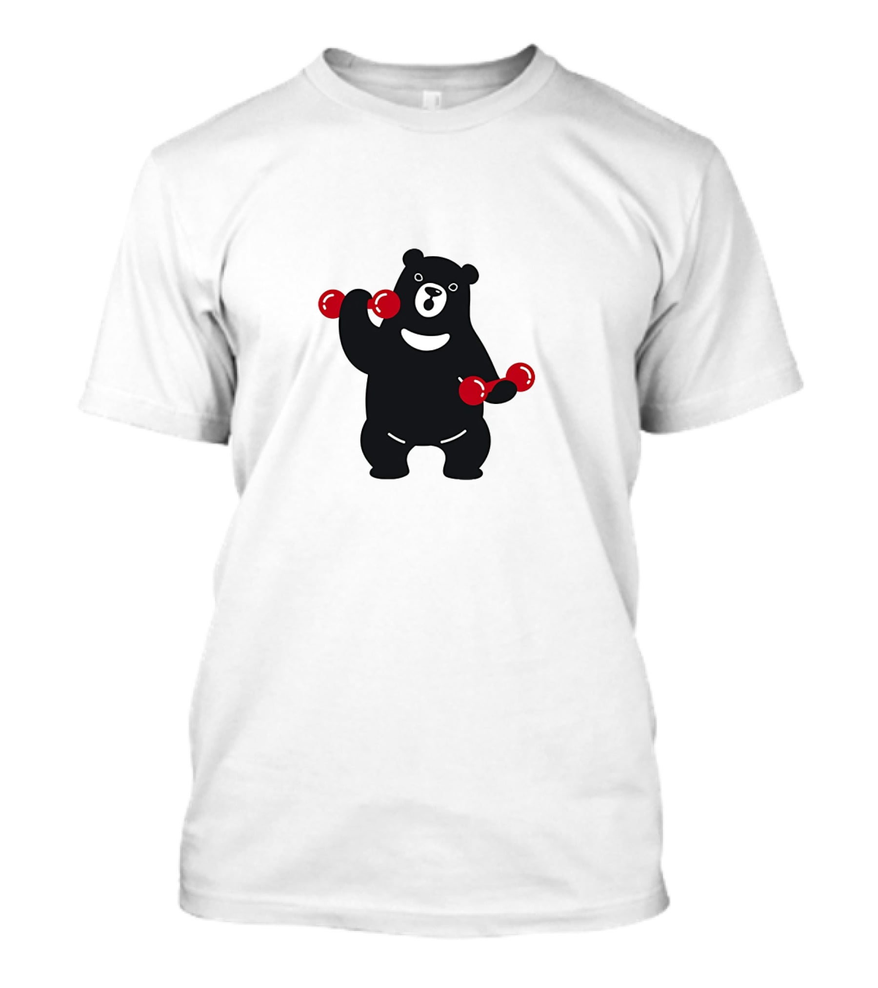 Blackbear Lifting Red Dumbbells T-Shirt