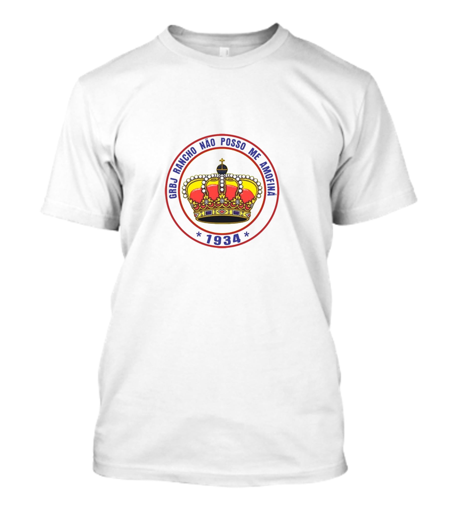 GRBJ Rancho Não Posso Me Amofiná 1934 Crown Emblem T-Shirt