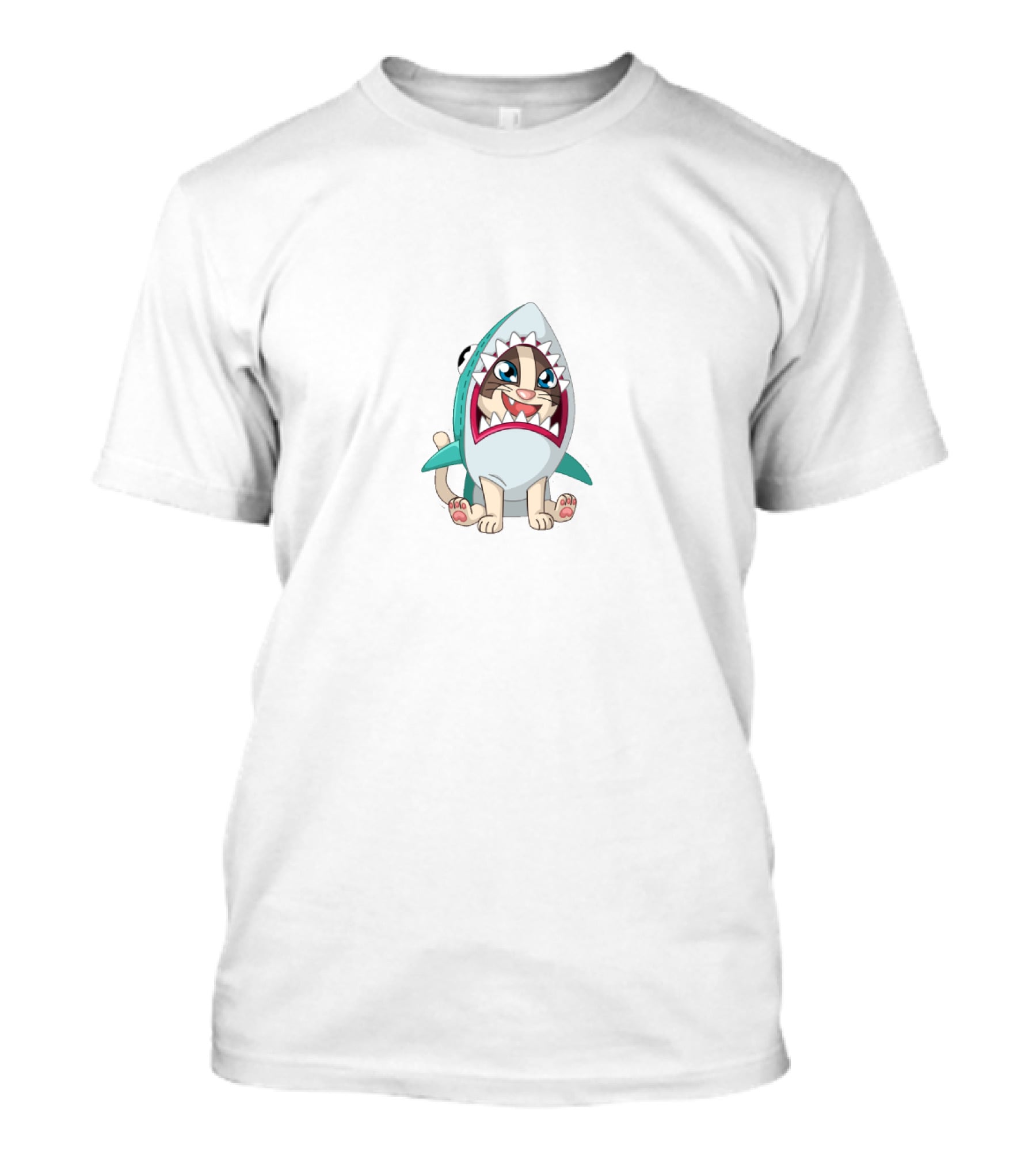Jauz Cat In Shark Costume T-Shirt