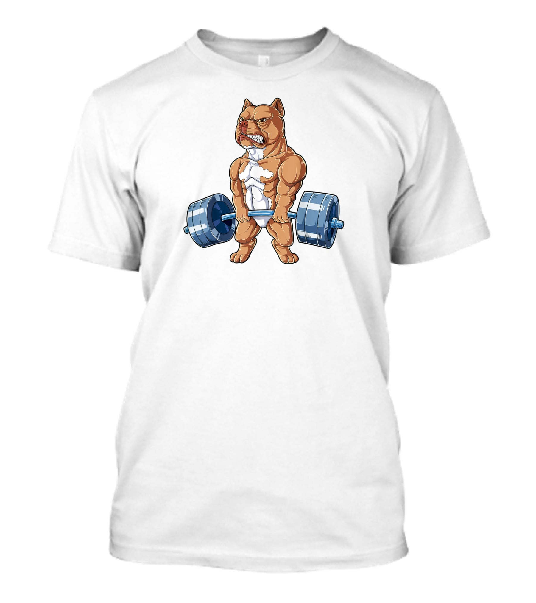 Deadlift Bulldog Barbell Power T-Shirt