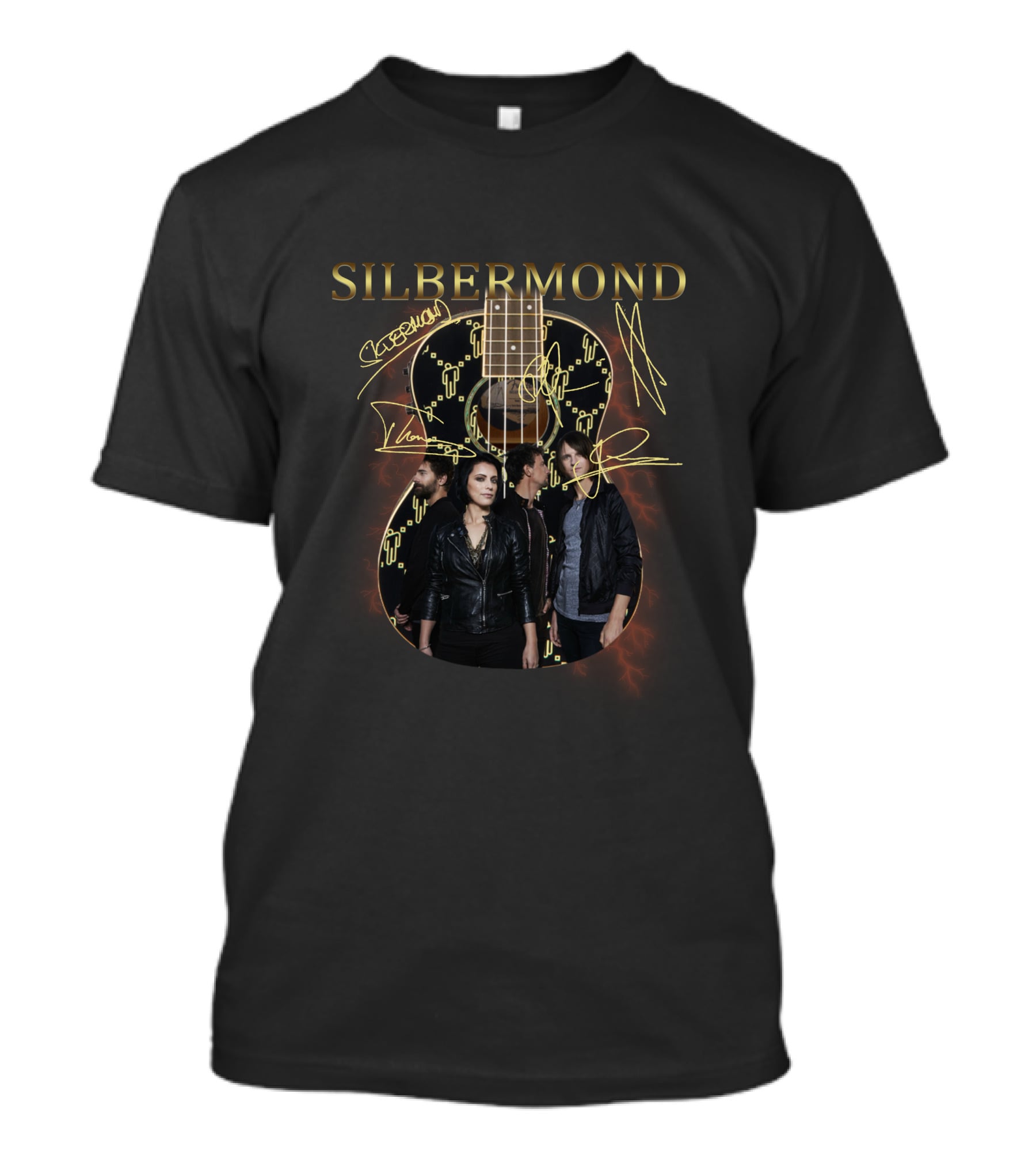 SILBERMOND Band Members Guitar T-Shirt