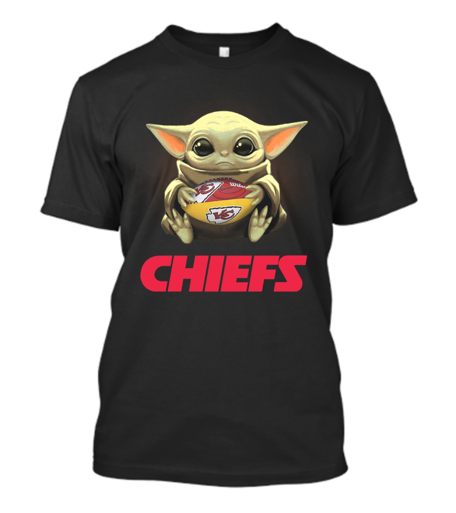 Yoda Baby Chiefs Football Fan Merchandise T-Shirt