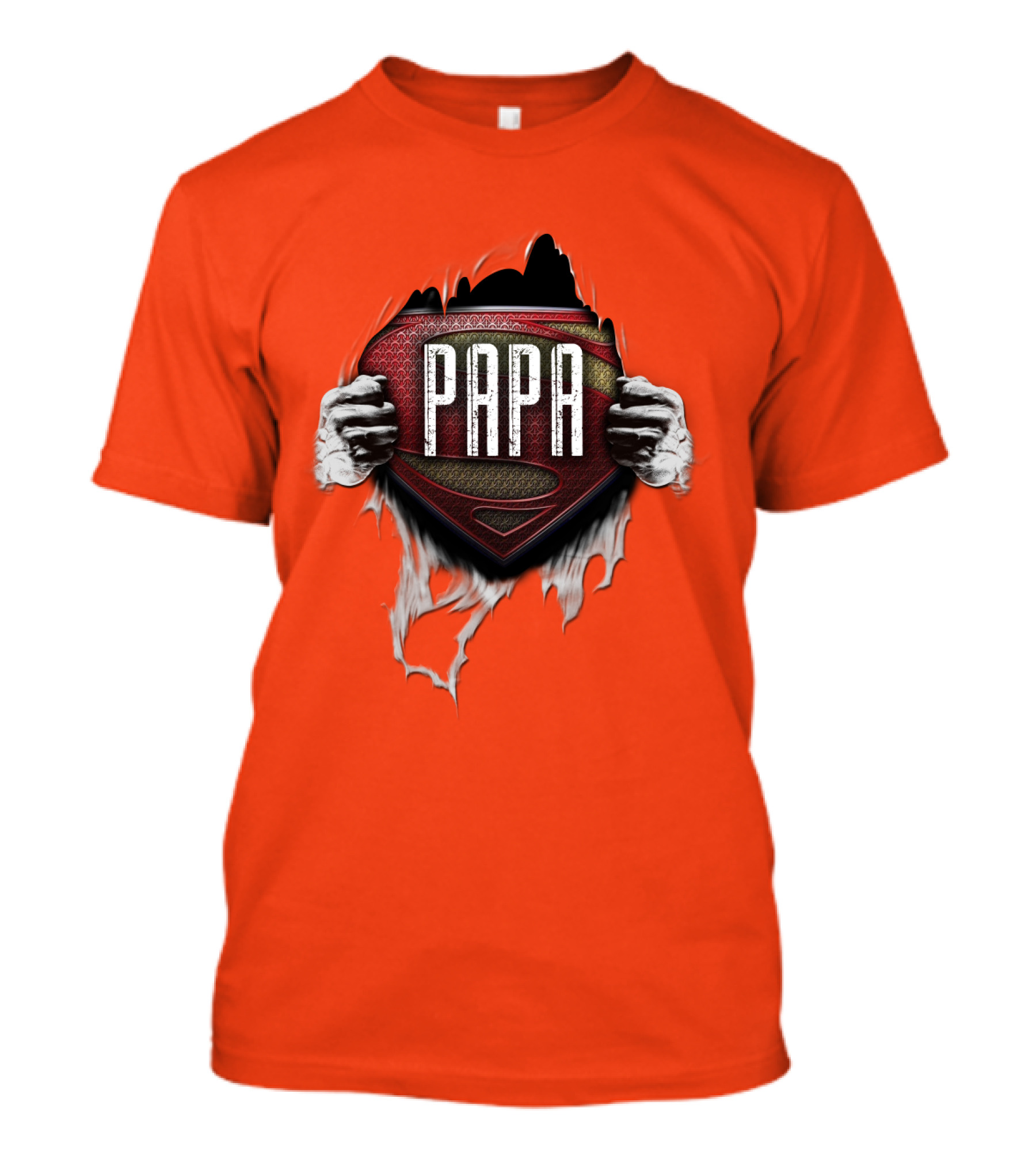 Papa Superman Logo Hero Father's Day T-Shirt