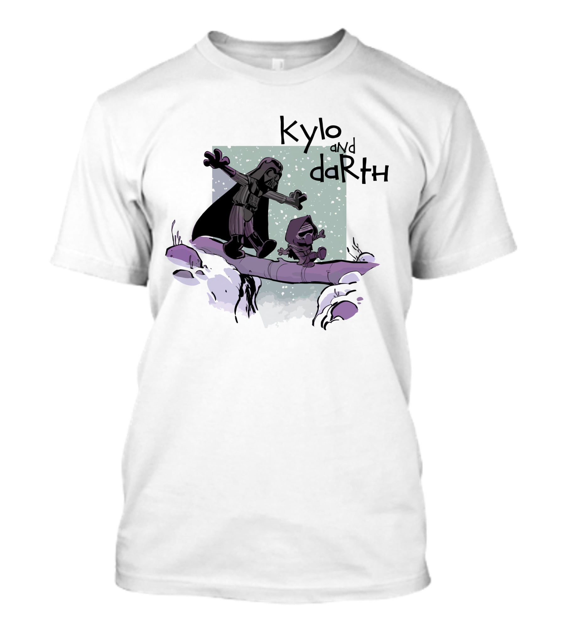 Kylo And Darth Snowy Adventure T-Shirt
