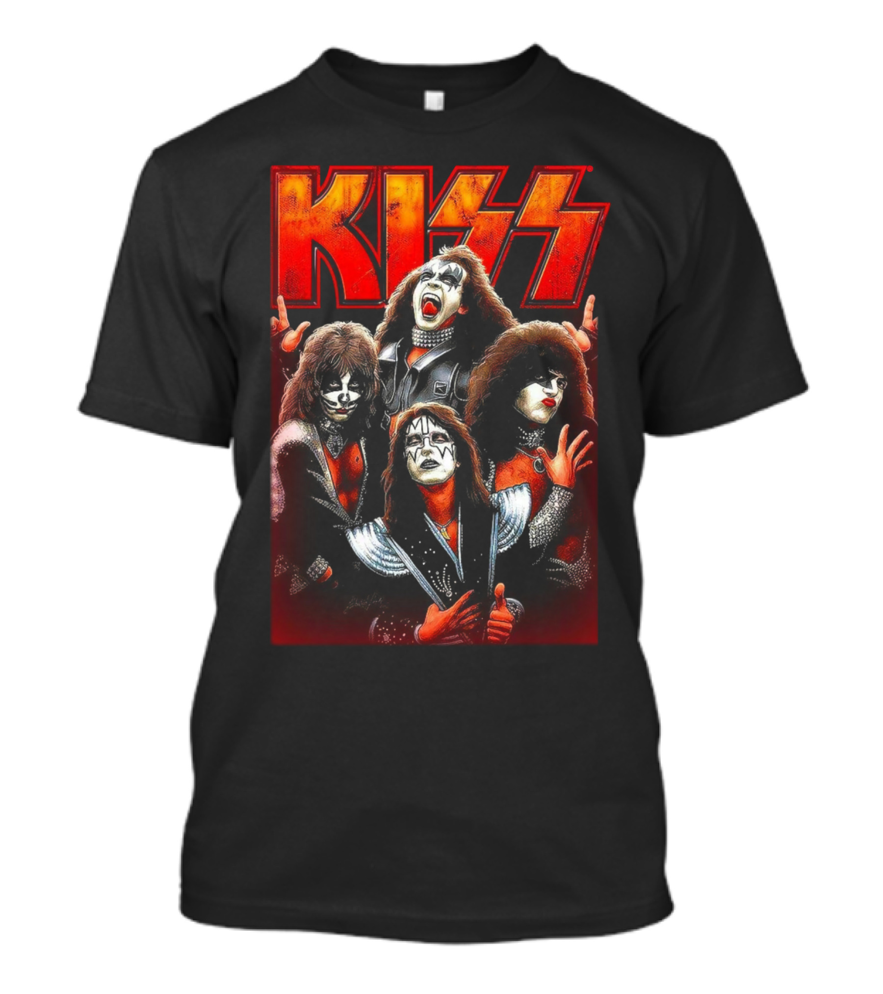 KISS Band Members Iconic T-Shirt