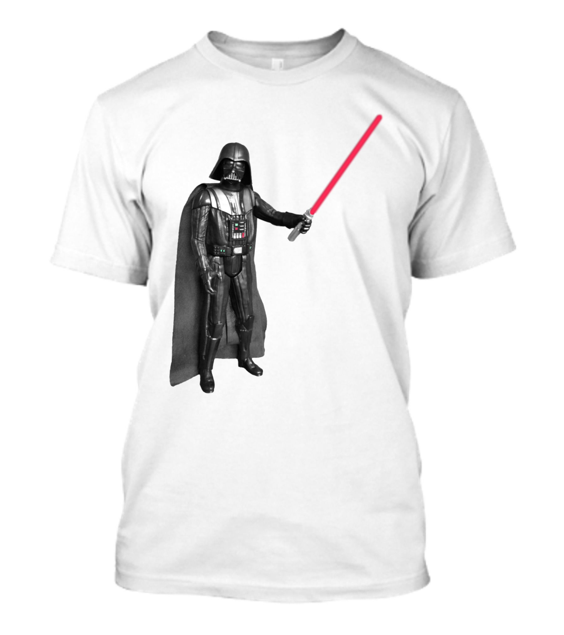 Darth Vader Star Wars Transparent Red Lightsaber Iconic Character T-Shirt