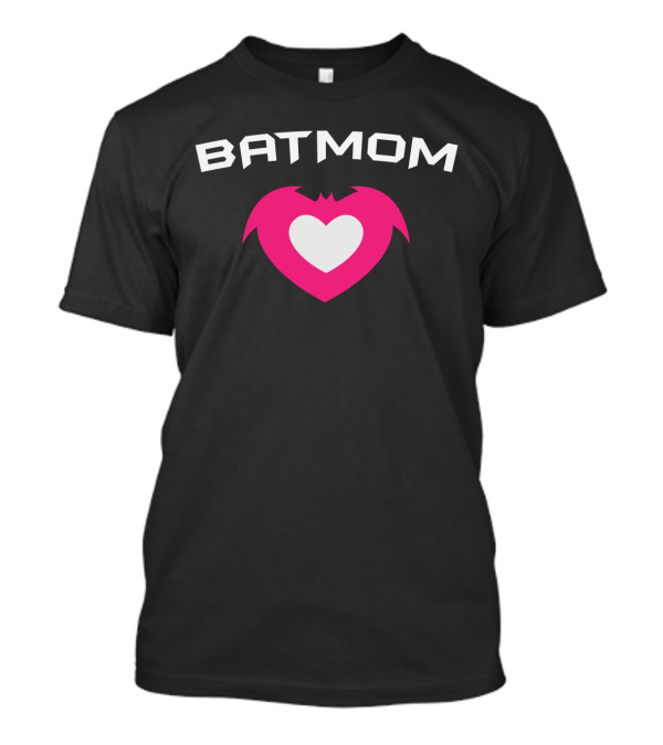 BATMOM Pink Heart Proud Mom Mother Iconic T-Shirt