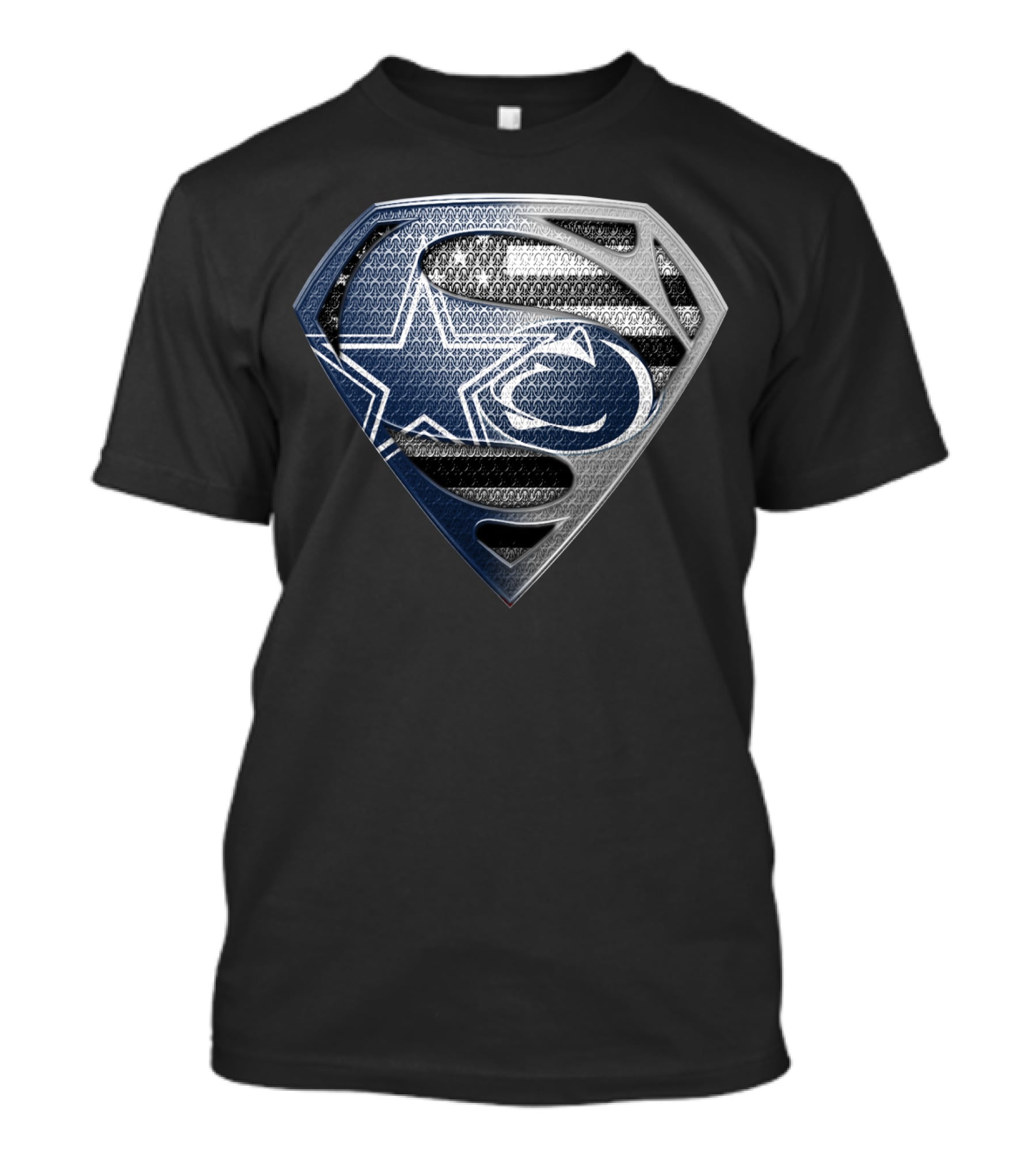 Nfl Dallas Cowboys Superman Logo Fusion T-Shirt