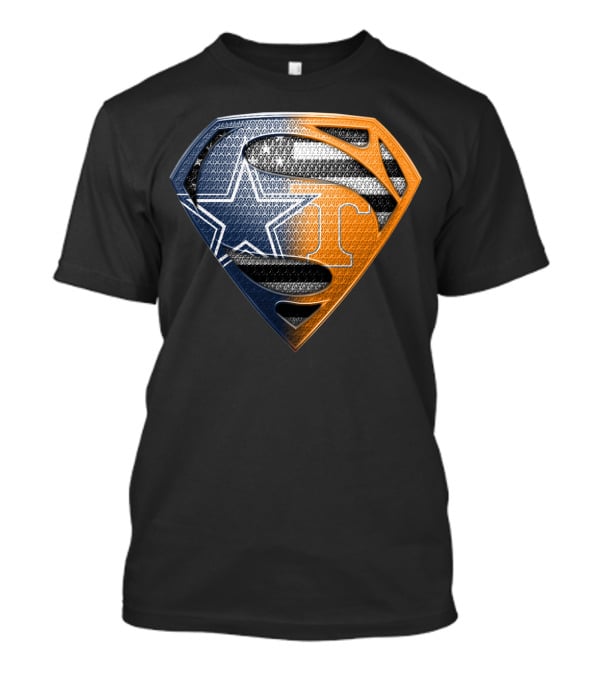 Dallas Cowboys Superman Tennessee Vols T-Shirt