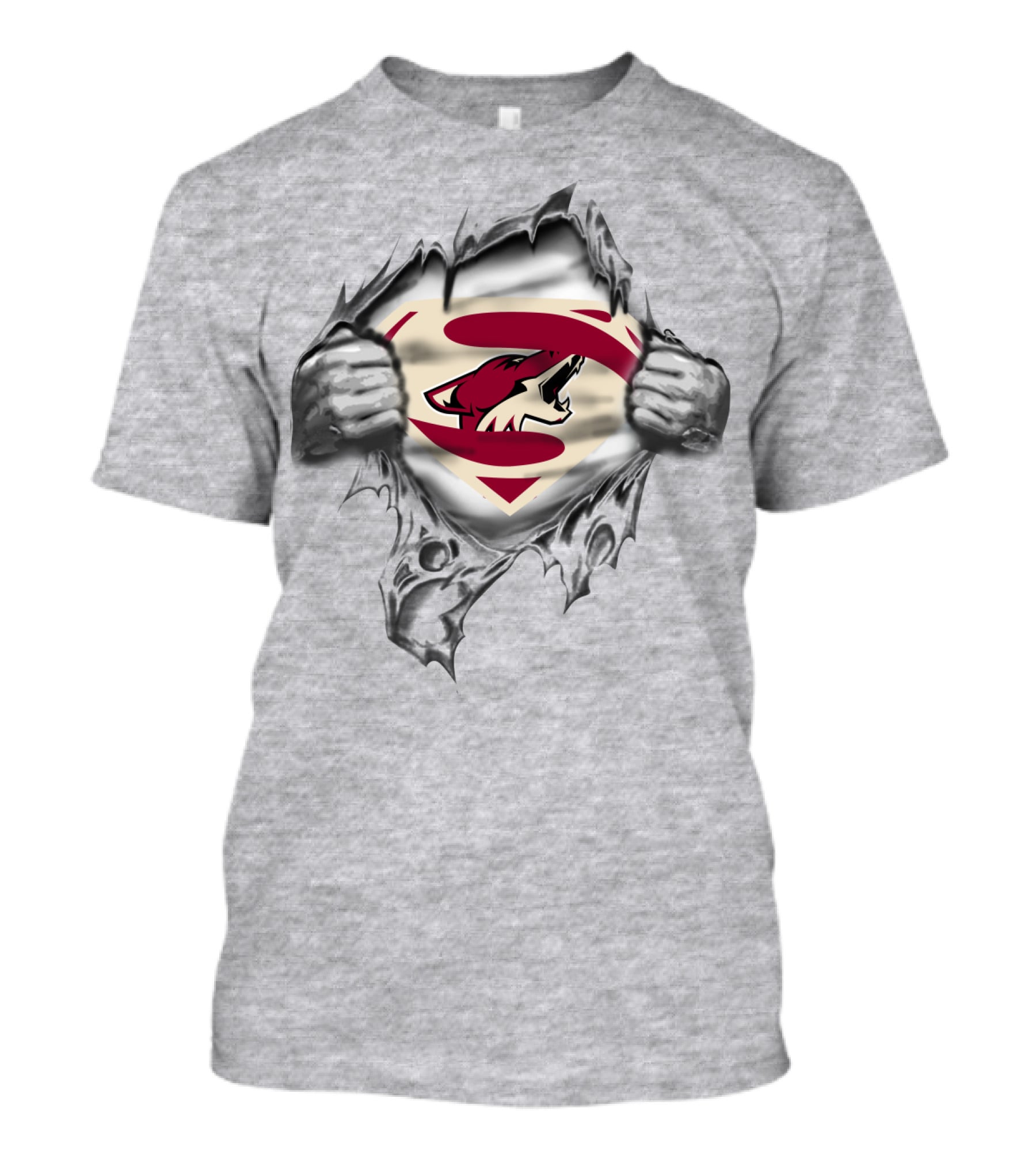 Arizona Coyotes Superhero T-Shirt