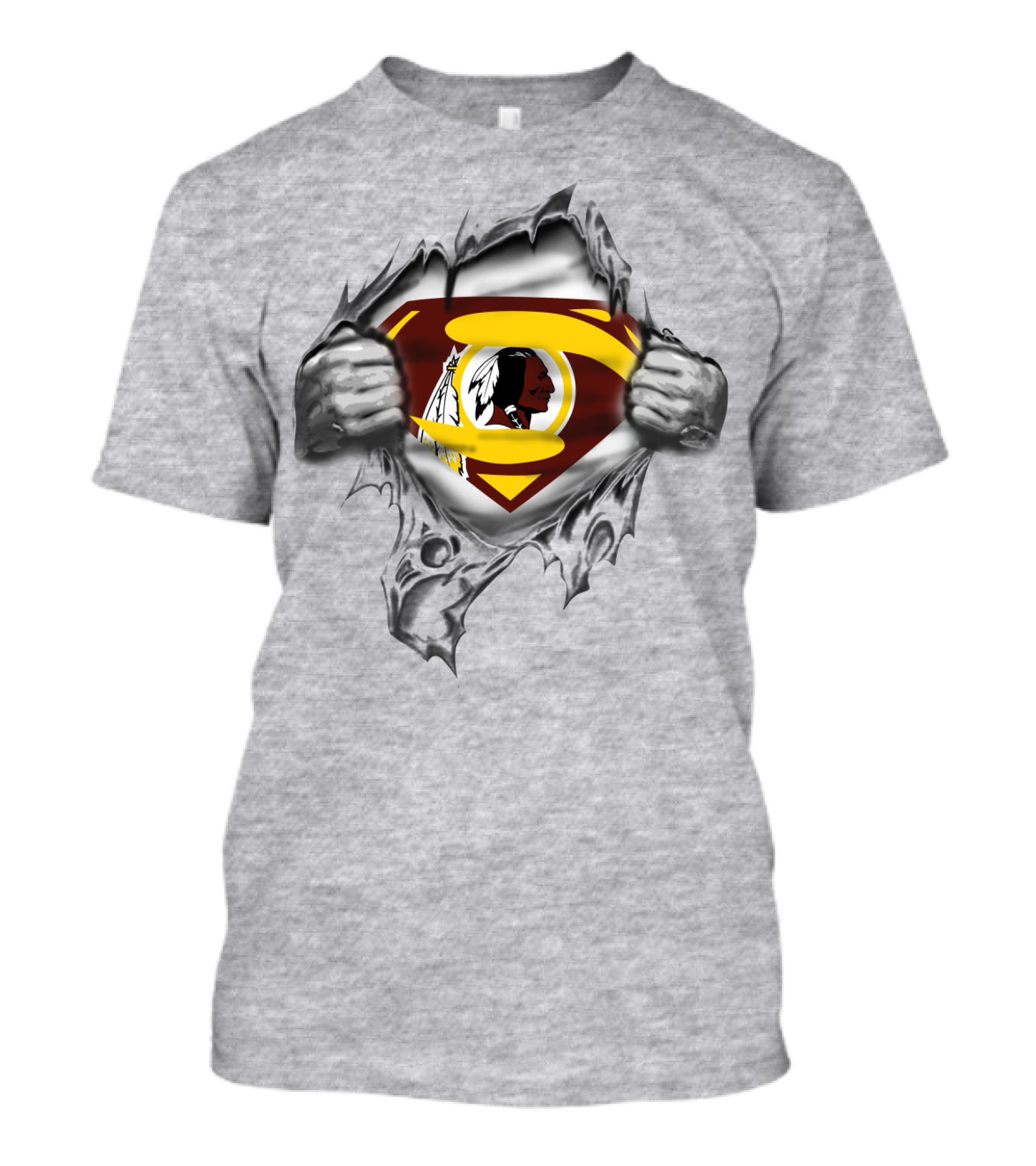 Superman Washington Redskins Logo Fusion Spmxa111 T-Shirt