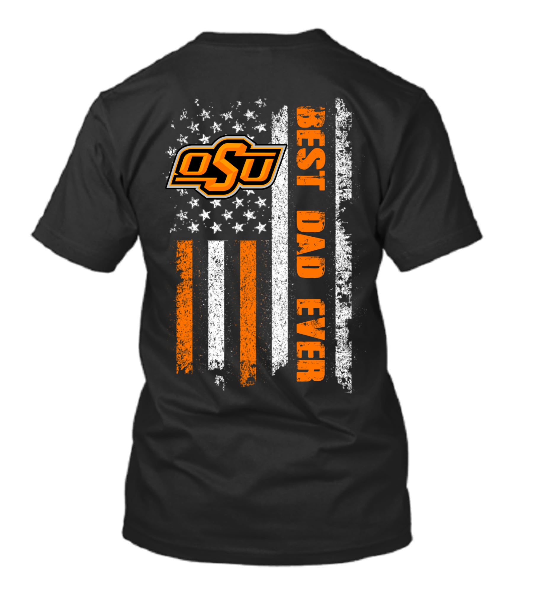 Osu Best Dad Ever American Flag T-Shirt
