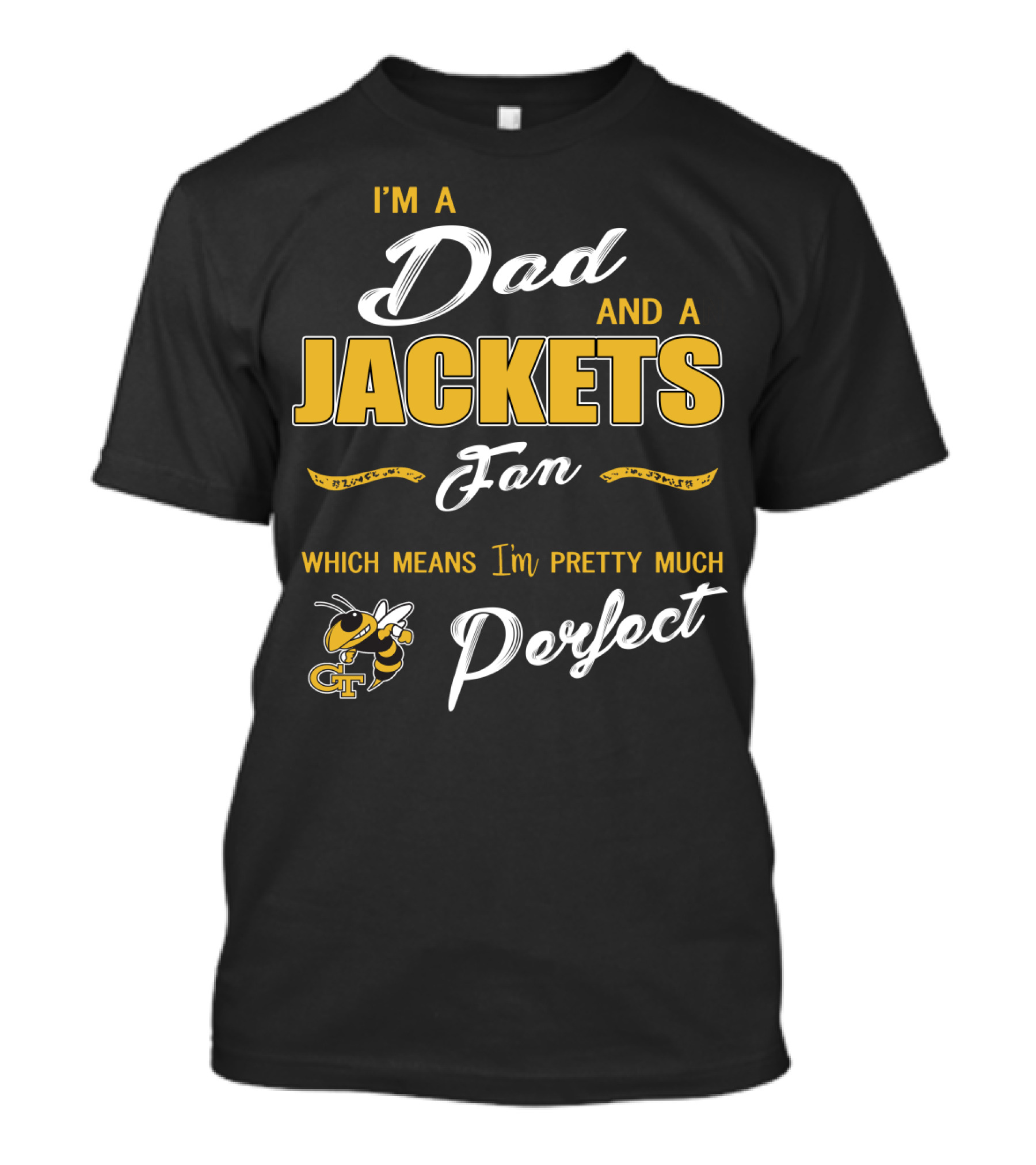 I'm A Dad And A Jackets Fan Which Means I'm Pretty Much Perfect T-Shirt