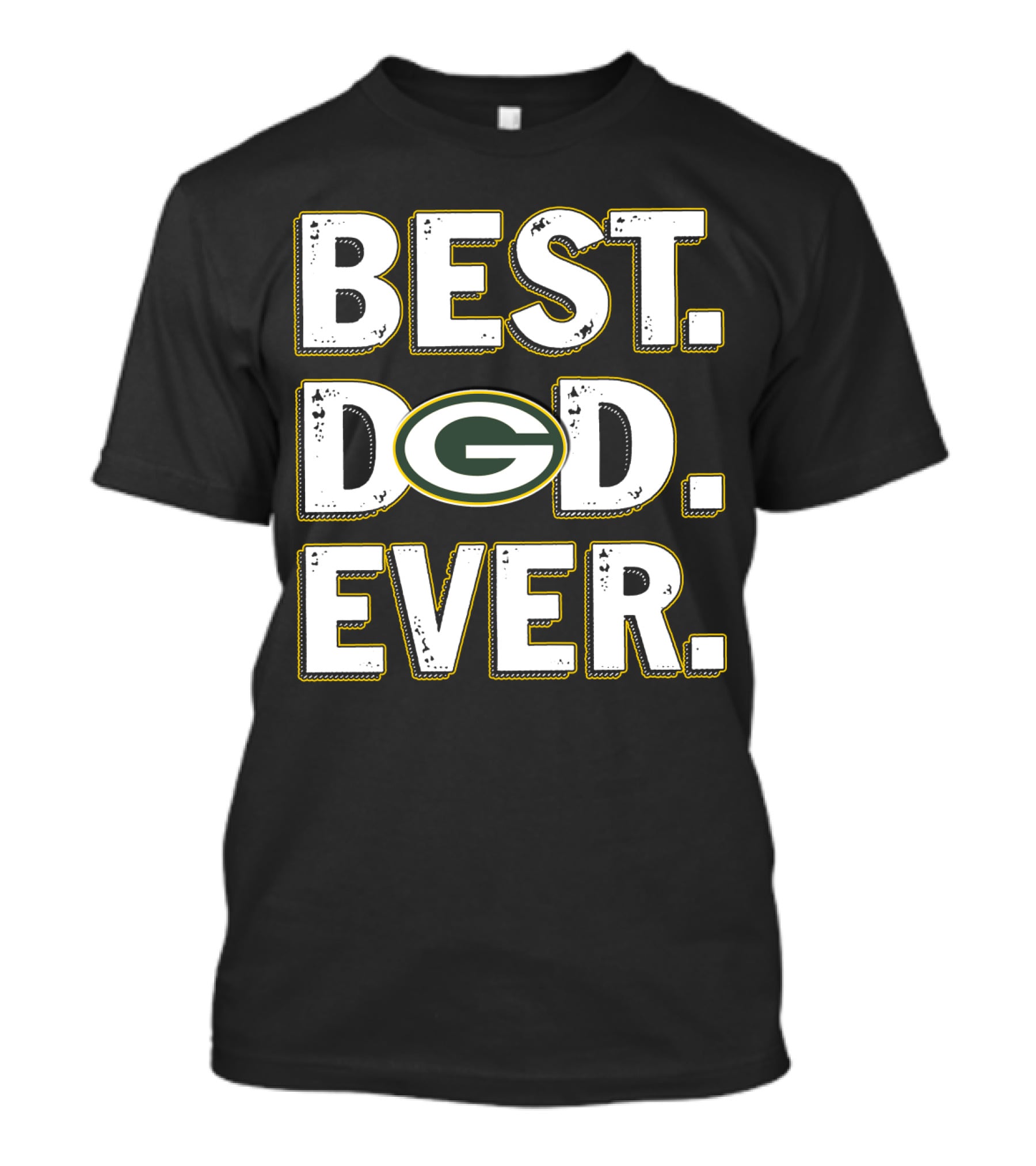 Best Dad Ever Green Bay Packers T-Shirt