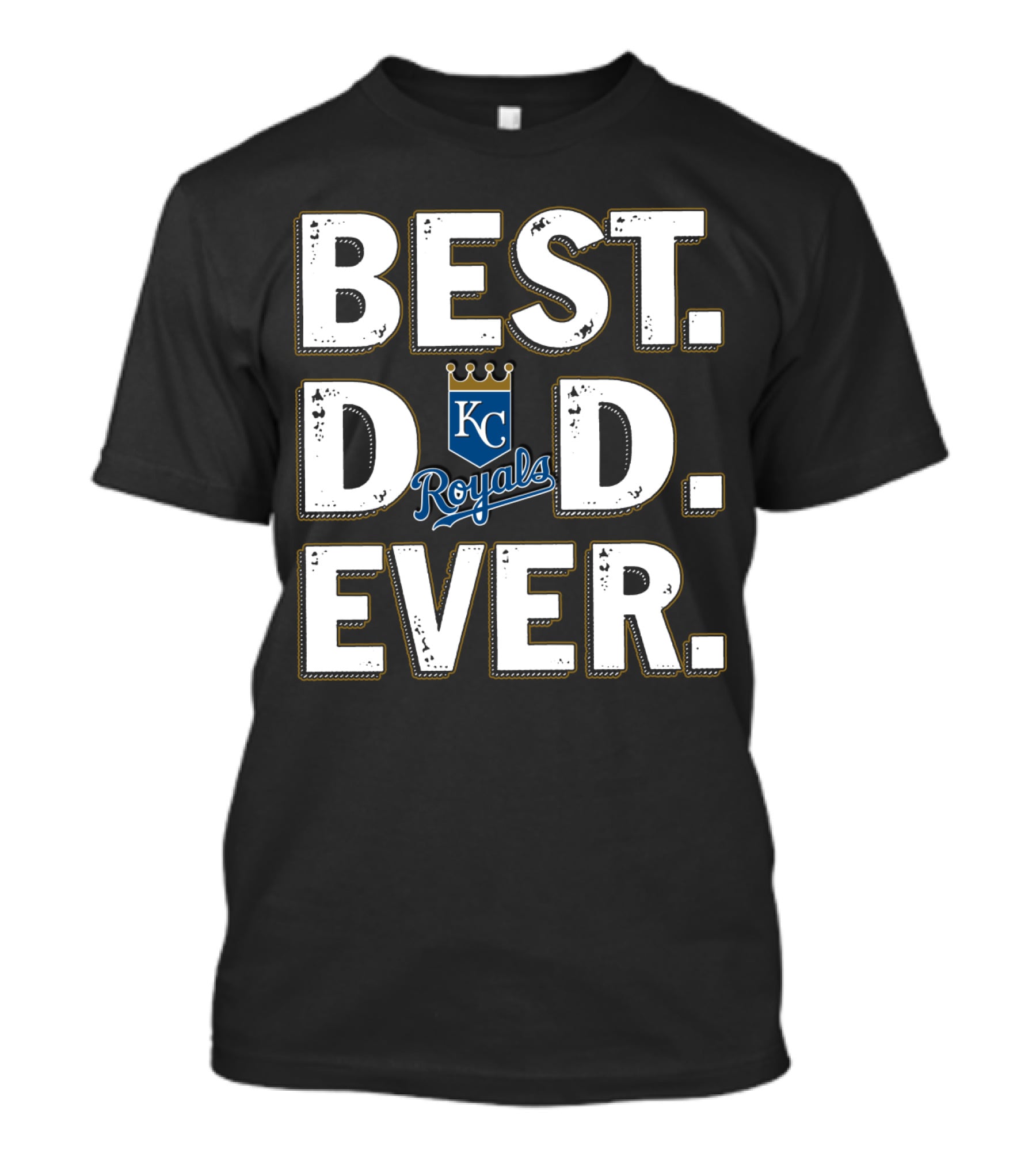 Best Dad Ever Kc Royals T-Shirt